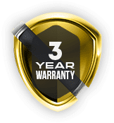 3 Year Warranty